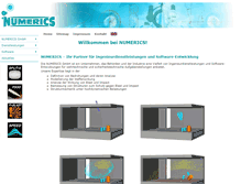 Tablet Screenshot of numerics-gmbh.de
